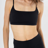 Bare Scoop Bra in Black