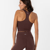 Racer Top in Chocolate
