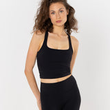 Racer Top in Black