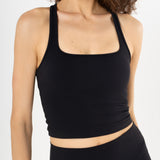 Racer Top in Black