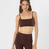 Bare Scoop Bra in Chocolate