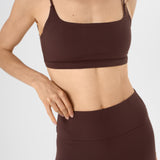 Bare Scoop Bra in Chocolate