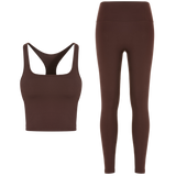 Racer Top Set in Chocolate