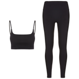 Scoop Bra Set in Black